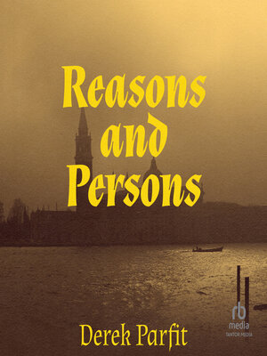 cover image of Reasons and Persons